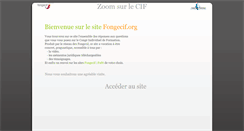 Desktop Screenshot of fongecif.org